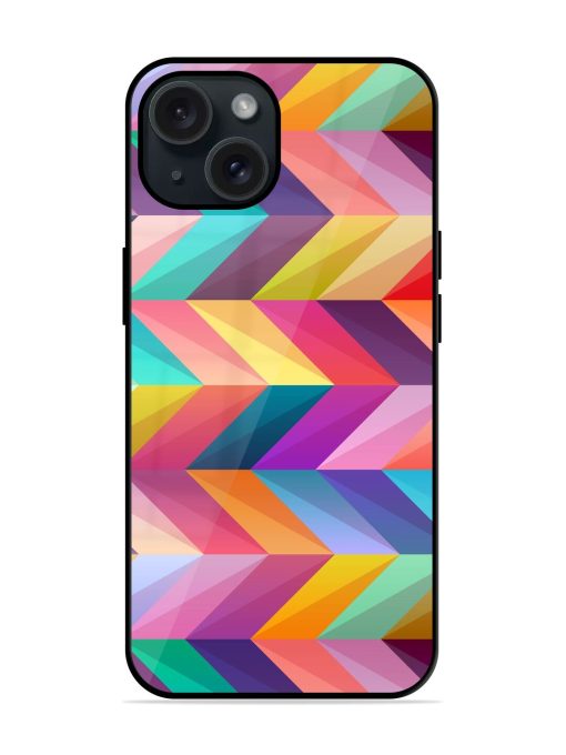 Seamless Geometric Pattern Glossy Metal TPU Case