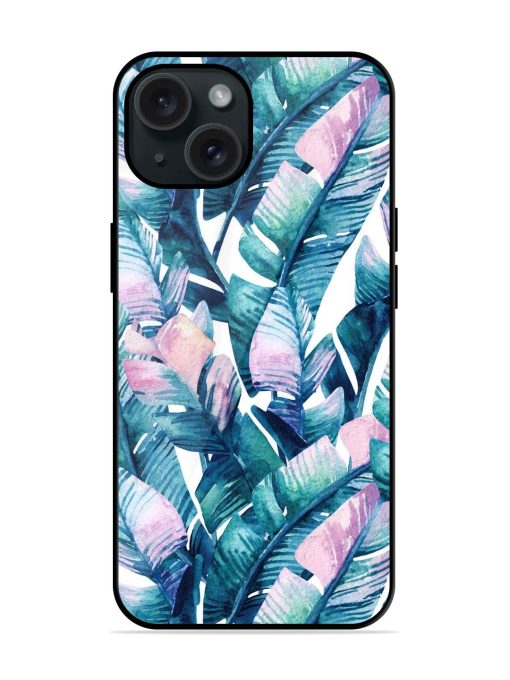 Banana Leaf Seamless Glossy Metal TPU Case Edge Zapvi