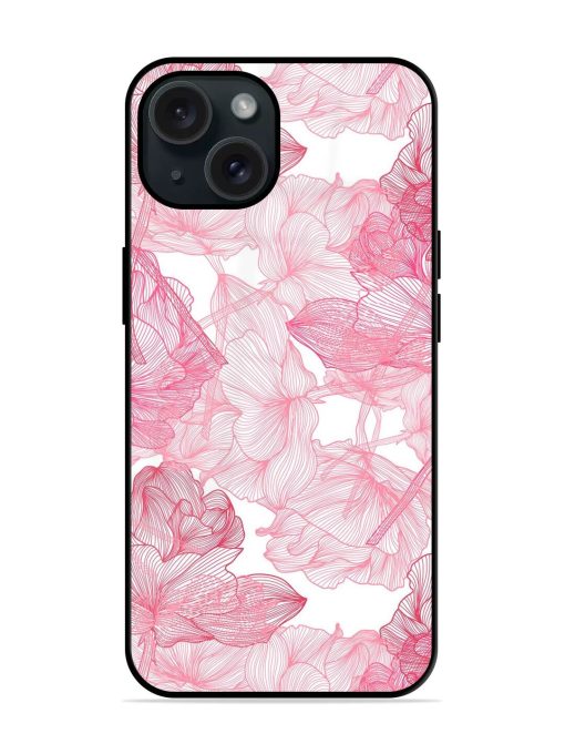 Elegant Seamless Pattern Glossy Metal TPU Case