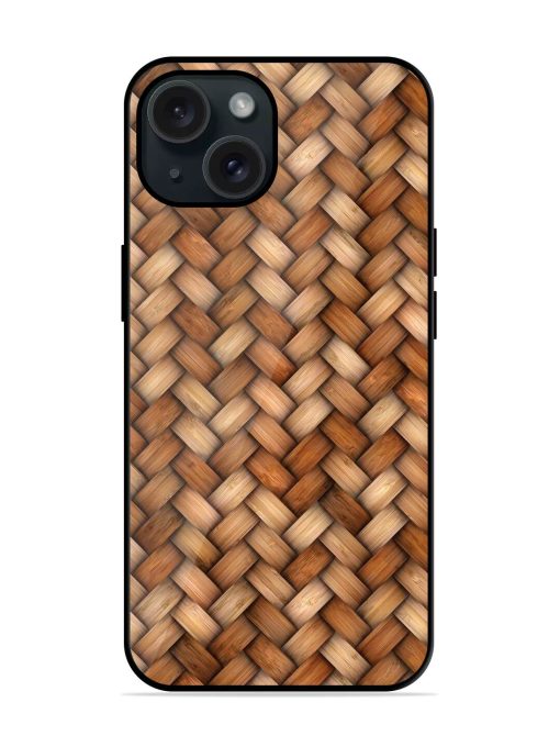 Wicker Rattan Seamless Glossy Metal TPU Case