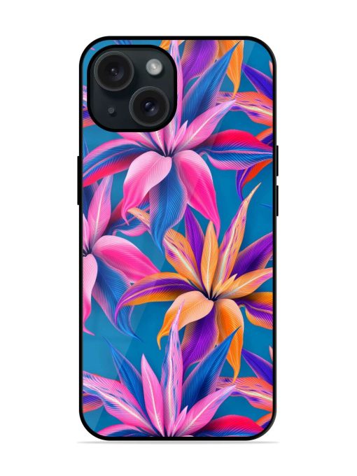 Cordyline Fruticosa Seamless Glossy Metal TPU Case