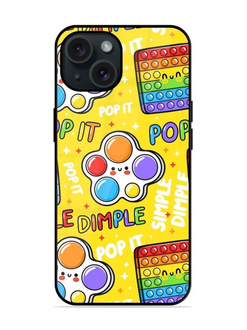 Cute Funny Pop Glossy Metal TPU Case