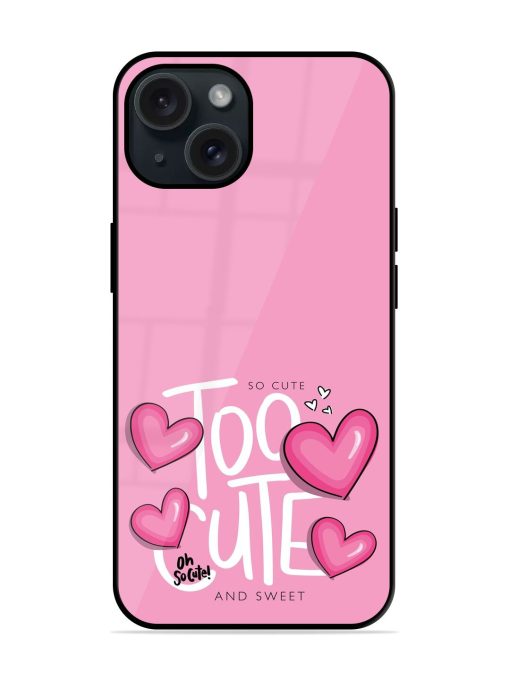 Cute Slogan Text Glossy Metal TPU Case