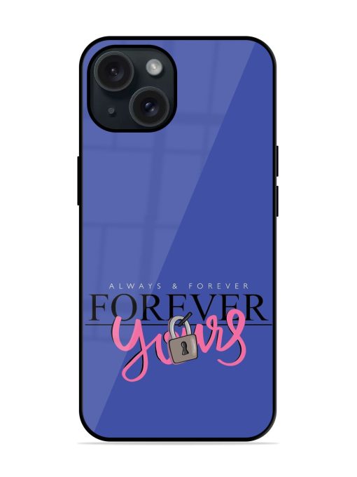 Forever Young Slogan Glossy Metal TPU Case