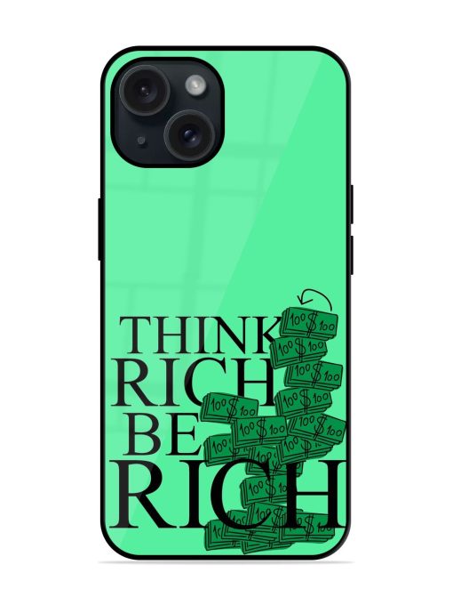 Think Rich Be Glossy Metal TPU Case