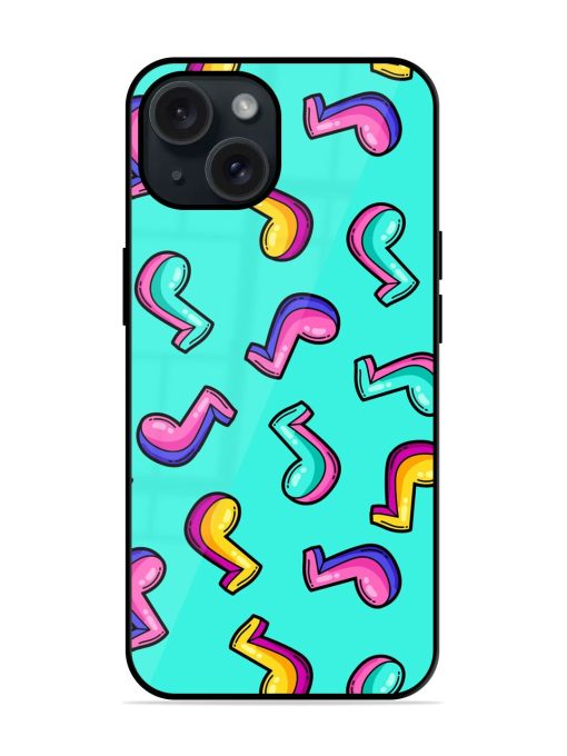 Seamless Pattern Cartoon Glossy Metal TPU Case