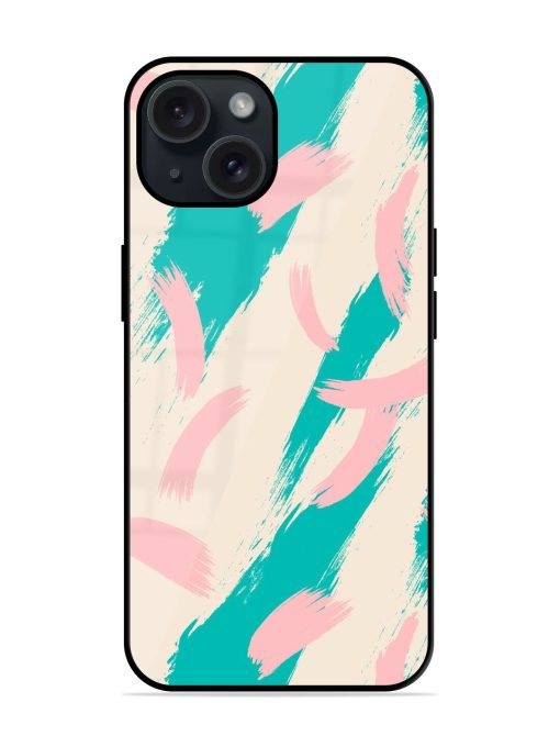 Hand Drawn Brush Glossy Metal TPU Case