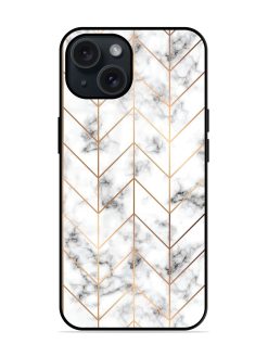 Vector Marble Texture Glossy Metal TPU Case