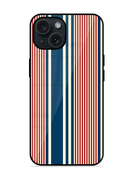 Retro Usa Color Glossy Metal TPU Case