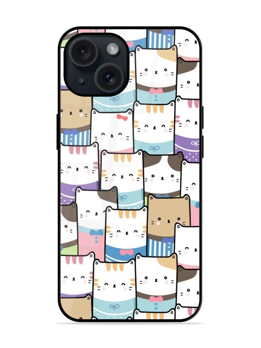 Cute Adorable Cat Glossy Metal TPU Case