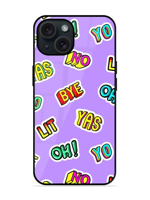 Seamless Pattern Patches Glossy Metal TPU Case