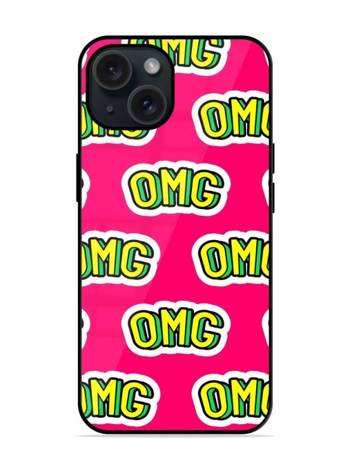 Seamless Pattern Words Glossy Metal TPU Case