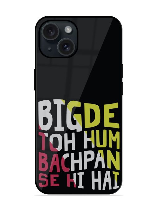 Humorous Hindi Quote Glossy Metal TPU Case