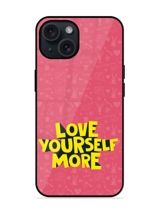 Love Yourself More Glossy Metal TPU Case