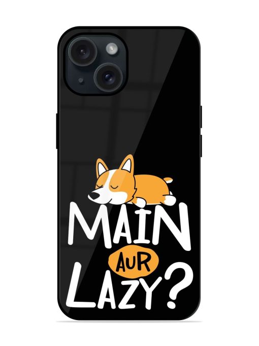 Laziness Sarcastic Humorous Glossy Metal TPU Case