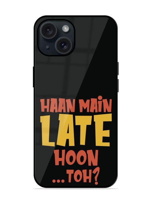 Humorous Hindi Quote Glossy Metal TPU Case