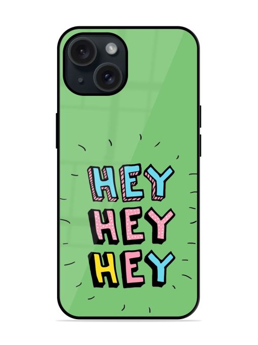 Hey Vector Cartoon Glossy Metal TPU Case