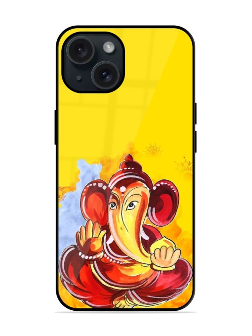 God Ganesha Illustration Glossy Metal TPU Case