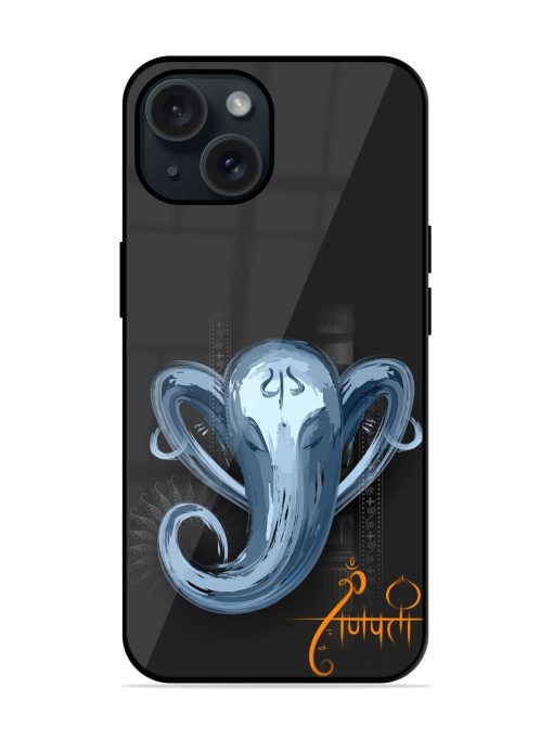 Illustration Lord Ganpati Glossy Metal TPU Case