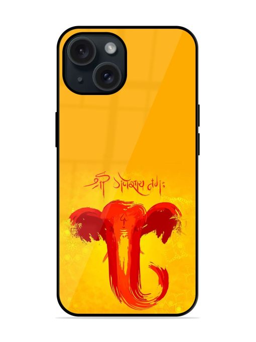 Illustration Lord Ganesha Glossy Metal TPU Case