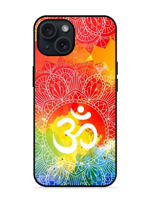 Mandala Ornament Om Glossy Metal TPU Case