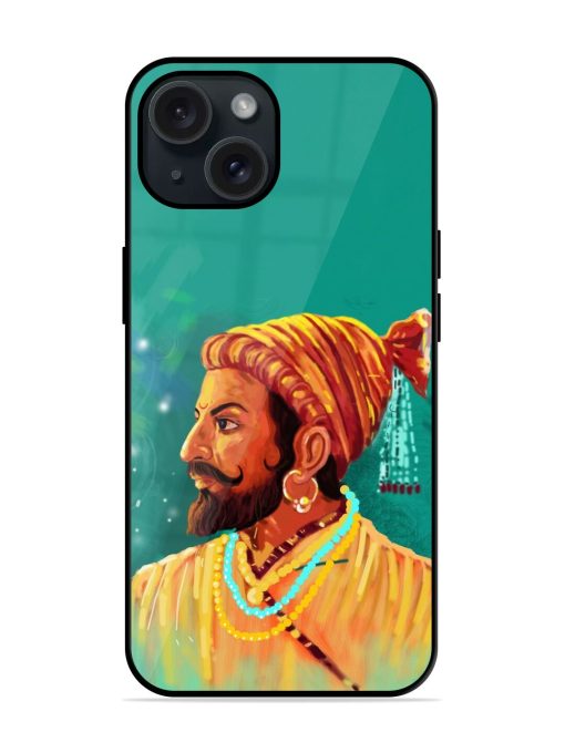 Portrait Chhatrapati Shivaji Glossy Metal TPU Case