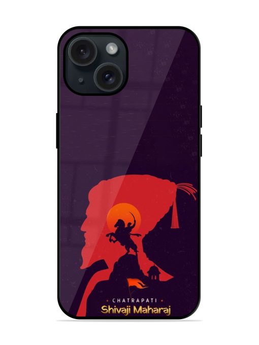 Silhouette Vector Illustration Glossy Metal TPU Case