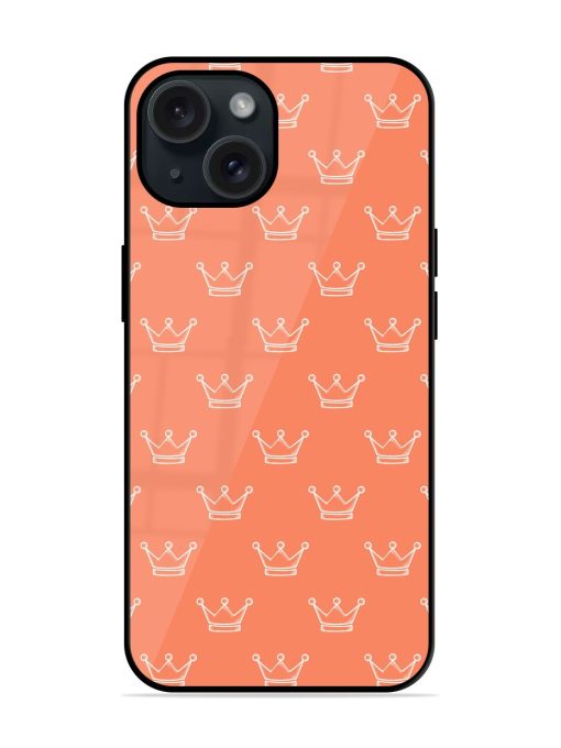 Hand Drawn Crown Glossy Metal TPU Case