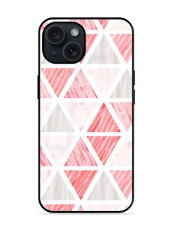 Triangle Watercolor Abstract Glossy Metal TPU Case