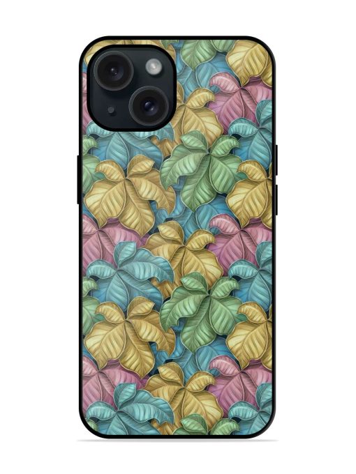 Multicolor Background Texture Glossy Metal TPU Case