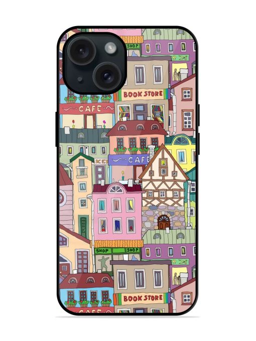 Hand Drawn Pattern Old Glossy Metal TPU Case