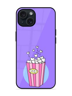 Vector Illustration Heart Glossy Metal TPU Case
