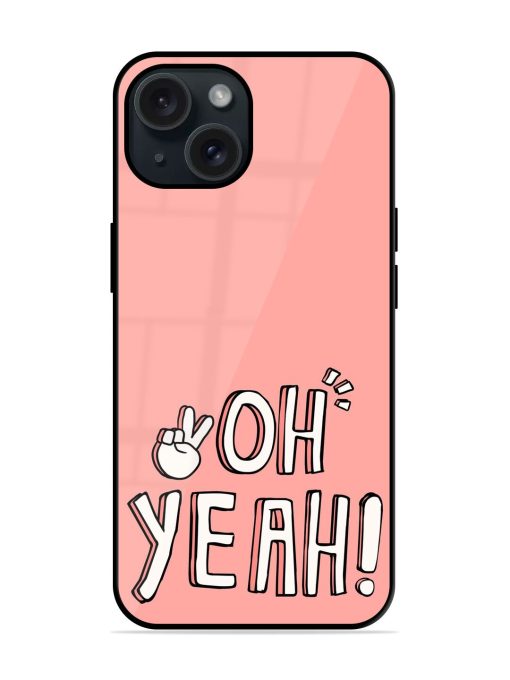 Slogan Vector Print Glossy Metal TPU Case