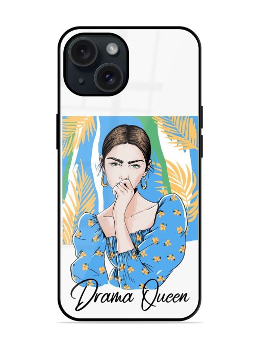 Fashion Illustration Drama Glossy Metal TPU Case