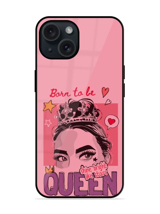 Queen Slogan Girl Glossy Metal TPU Case