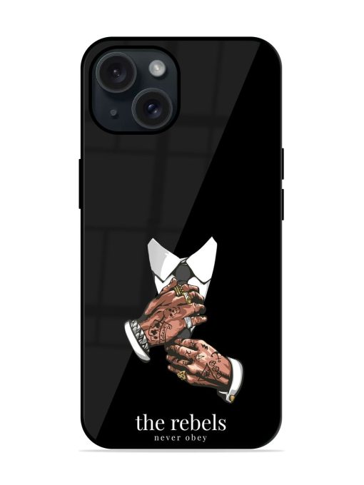 Rebels Slogan Man Glossy Metal TPU Case