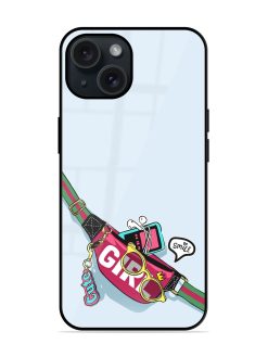 Cartoon Waist Bag Glossy Metal TPU Case