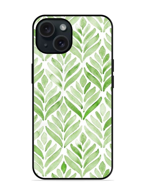 Hand Painted Green Glossy Metal TPU Case