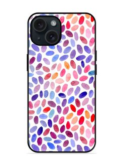 Watercolor Seamless Abstract Glossy Metal TPU Case