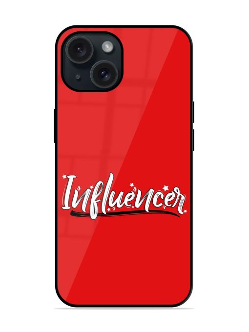 Influencer Lettering Trendy Glossy Metal TPU Case