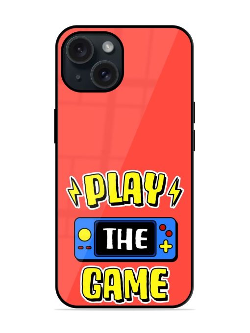 Play Game Text Glossy Metal TPU Case