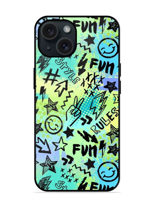 Abstract Seamless Chaotic Glossy Metal TPU Case Edge Zapvi