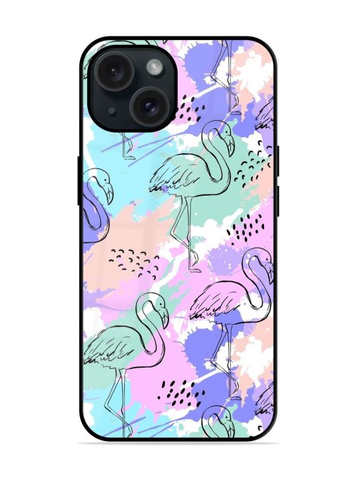 Fashion Tropics Funny Glossy Metal TPU Case