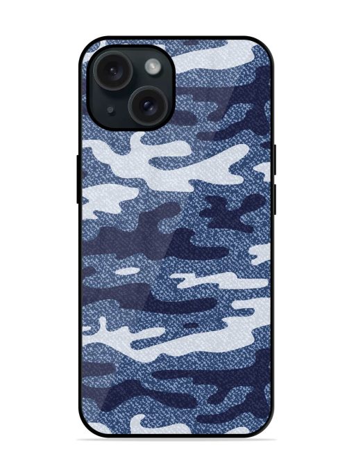 Camouflage Jeans Background Glossy Metal TPU Case