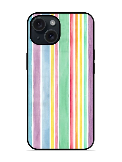 Hand Drawn Watercolor Glossy Metal TPU Case