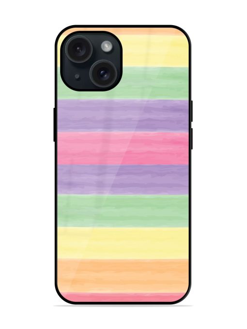 Fruit Rainbow Watercolor Glossy Metal TPU Case