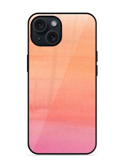 Watercolor Painting Beige Glossy Metal TPU Case