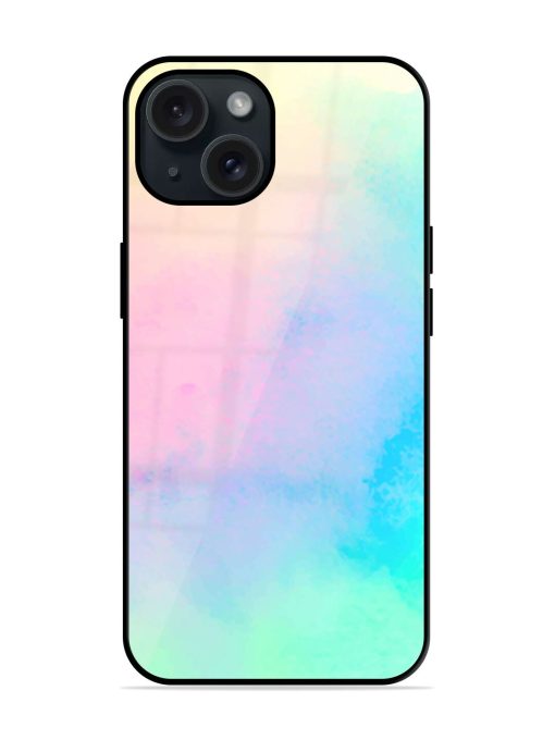 Colorful Pastel Drawing Glossy Metal TPU Case