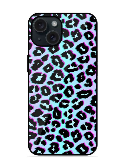 Leopard Print Pattern Glossy Metal TPU Case