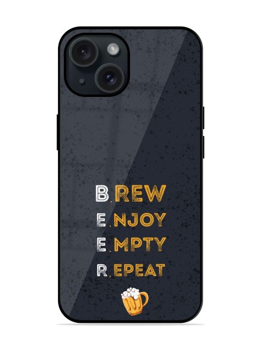 Brew Enjoy Empty Glossy Metal TPU Case